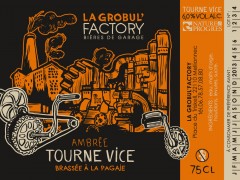 A03 - Bière ambrée 75cl : "Tourne Vice" A03 - Bière ambrée 75cl : "Tourne Vice"